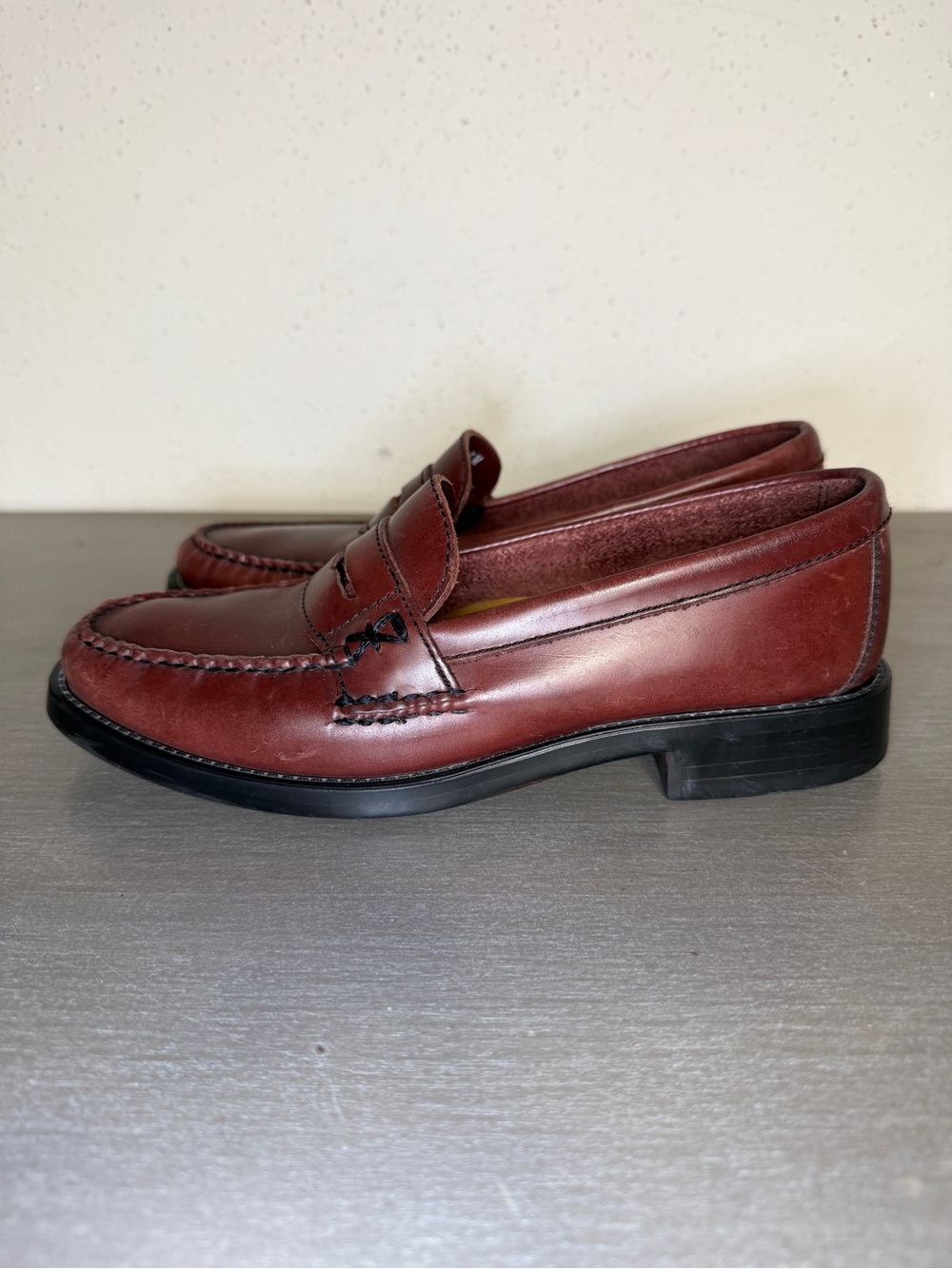 Vintage G.H. Bass Weejuns Katherine II Penny Loafers Leather Women’s Shoes 6 M - Picture 3 of 11